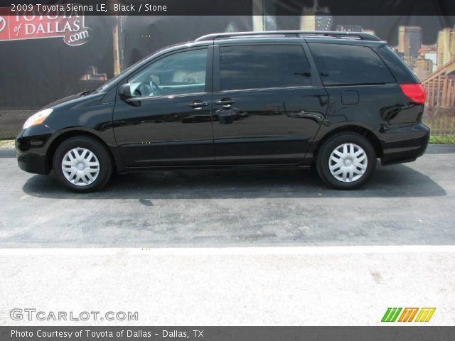2009 Toyota Sienna LE in Black