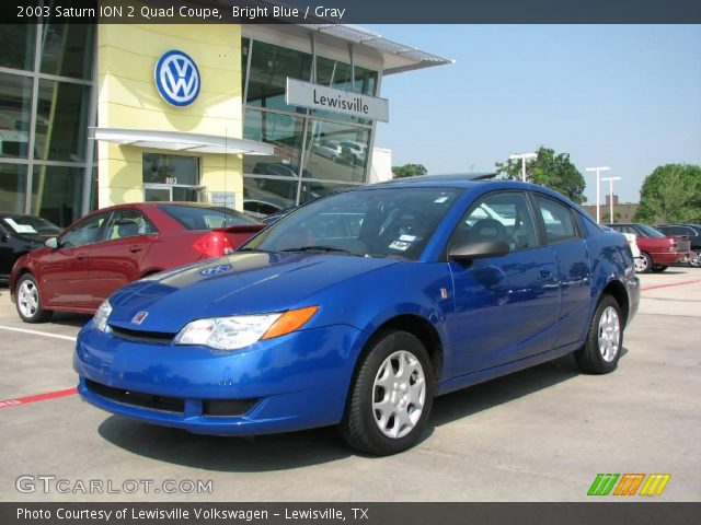 2003 Saturn ION 2 Quad Coupe in Bright Blue