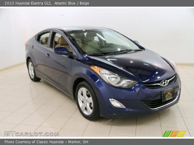 2013 Hyundai Elantra GLS in Atlantic Blue