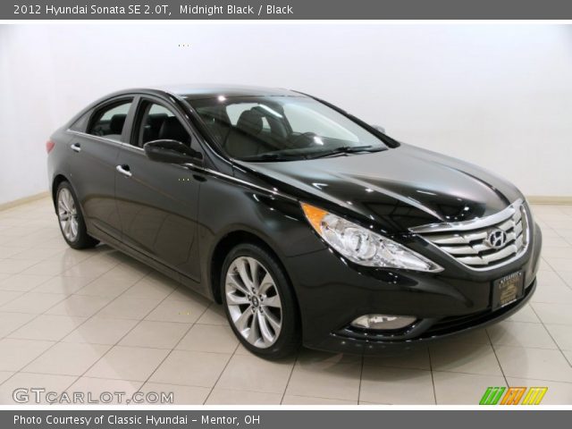 2012 Hyundai Sonata SE 2.0T in Midnight Black