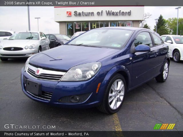 2008 Saturn Astra XR Coupe in Twilight Blue