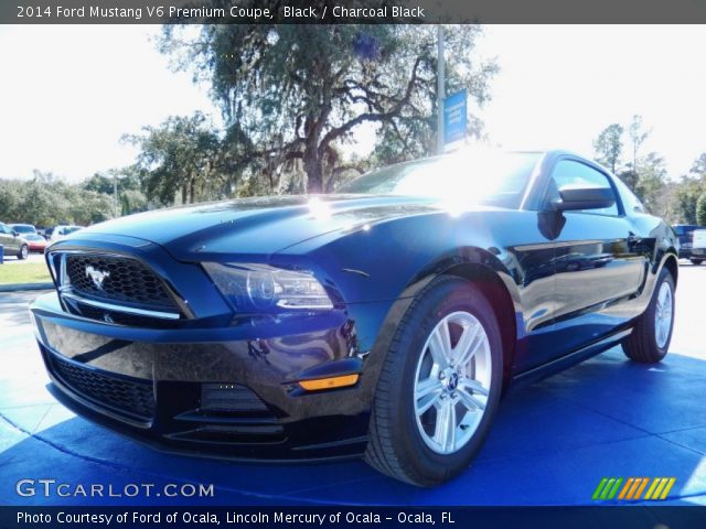 2014 Ford Mustang V6 Premium Coupe in Black