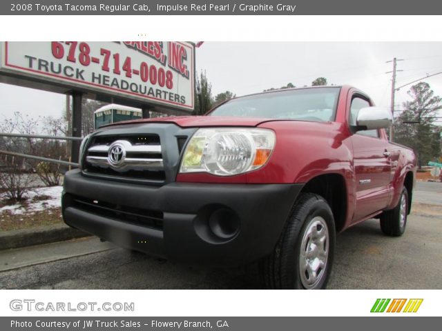 2008 Toyota Tacoma Regular Cab in Impulse Red Pearl