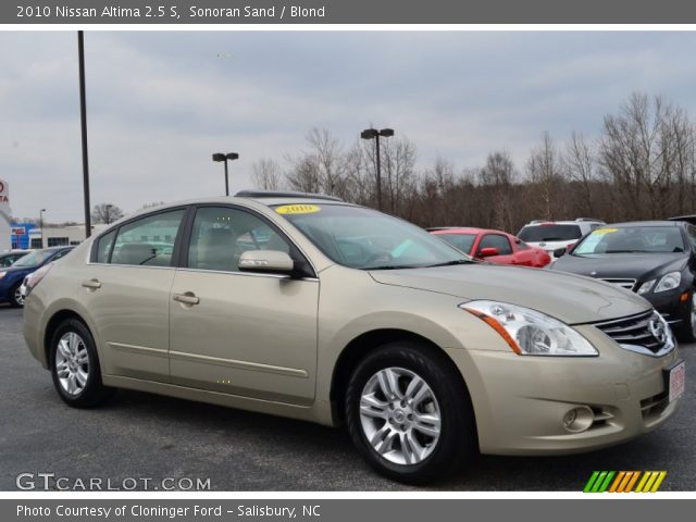 2010 Nissan Altima 2.5 S in Sonoran Sand