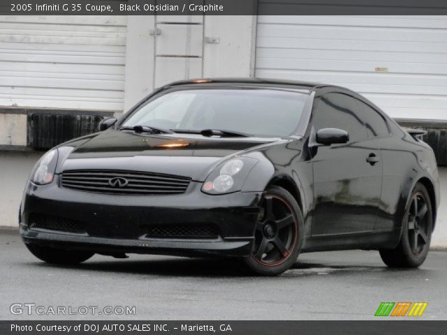 2005 Infiniti G 35 Coupe in Black Obsidian