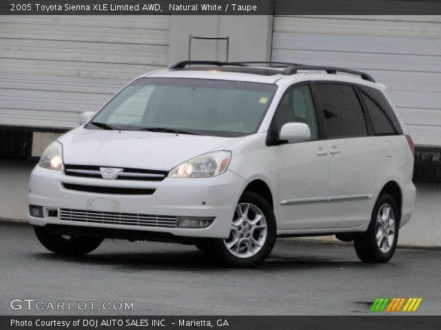 2005 Toyota Sienna XLE Limited AWD in Natural White