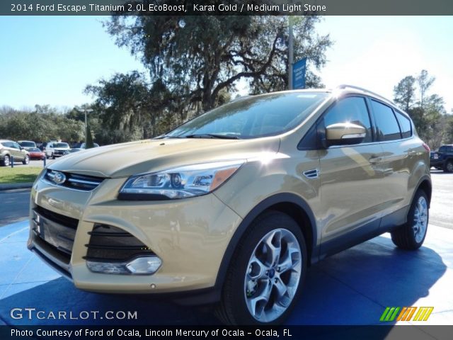 2014 Ford Escape Titanium 2.0L EcoBoost in Karat Gold