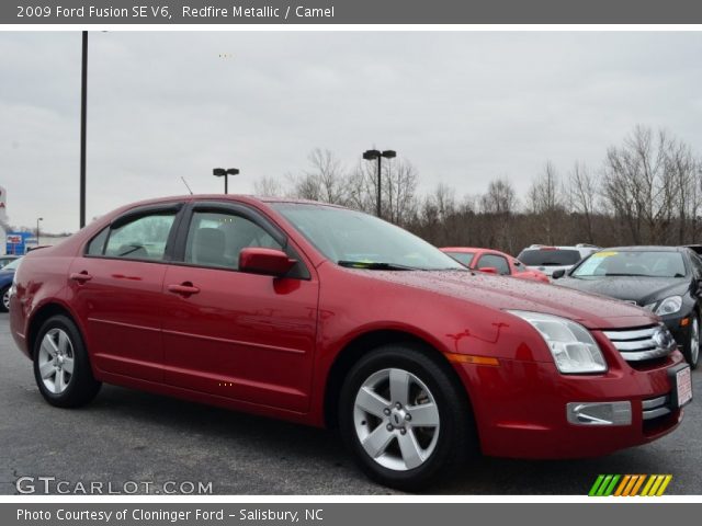2009 Ford Fusion SE V6 in Redfire Metallic