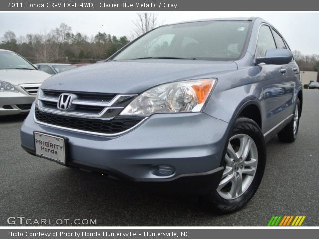 2011 Honda CR-V EX-L 4WD in Glacier Blue Metallic