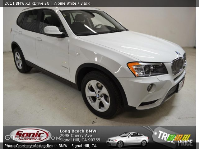 2011 BMW X3 xDrive 28i in Alpine White