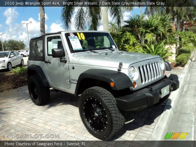 2010 Jeep Wrangler Sport 4x4 in Bright Silver Metallic