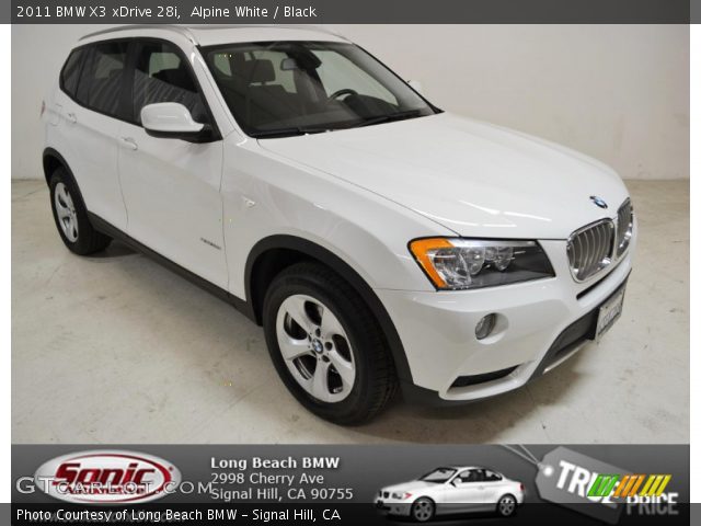 2011 BMW X3 xDrive 28i in Alpine White
