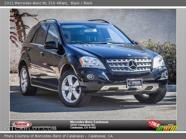 2011 Mercedes-Benz ML 350 4Matic in Black