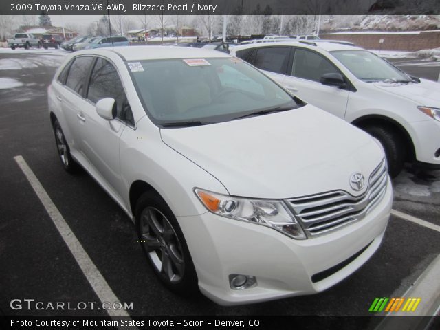 2009 Toyota Venza V6 AWD in Blizzard Pearl