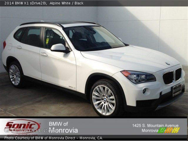 2014 BMW X1 sDrive28i in Alpine White