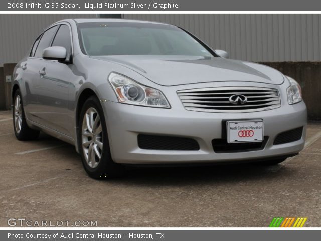 2008 Infiniti G 35 Sedan in Liquid Platinum Silver