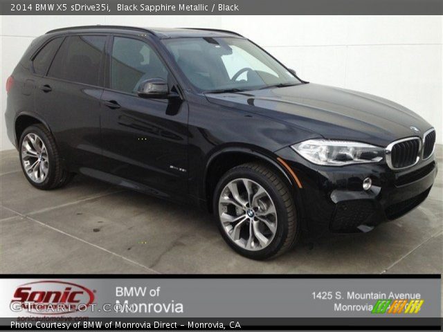 2014 BMW X5 sDrive35i in Black Sapphire Metallic