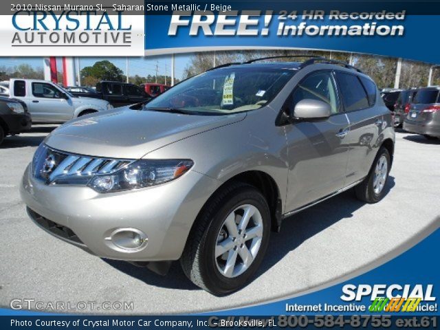 2010 Nissan Murano SL in Saharan Stone Metallic