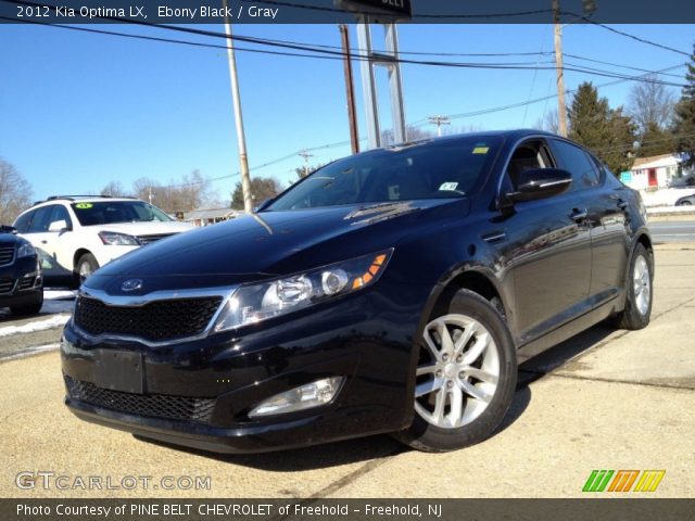 2012 Kia Optima LX in Ebony Black