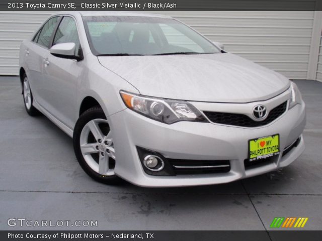 2013 Toyota Camry SE in Classic Silver Metallic