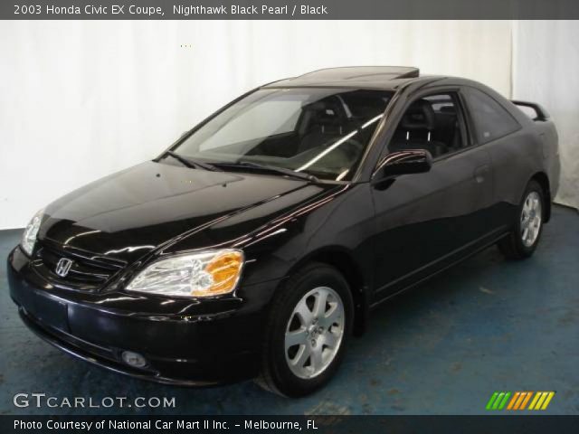 2003 Honda civic coupe black #5