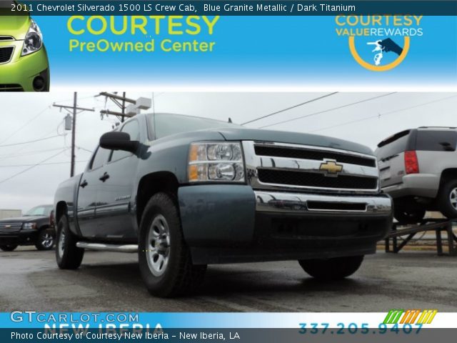 2011 Chevrolet Silverado 1500 LS Crew Cab in Blue Granite Metallic