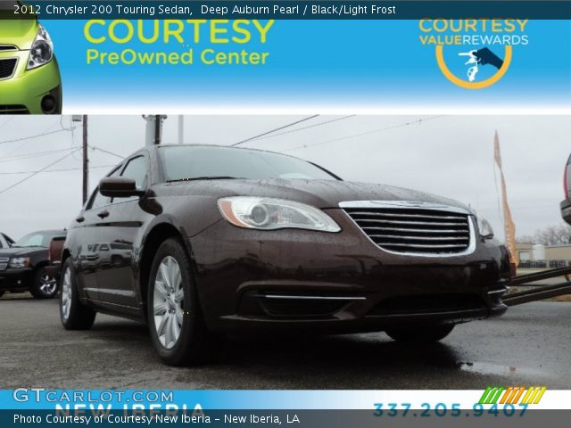 2012 Chrysler 200 Touring Sedan in Deep Auburn Pearl