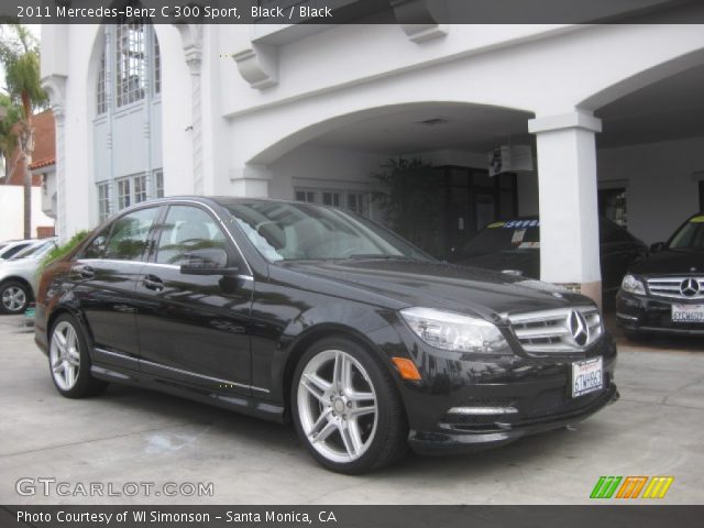 2011 Mercedes-Benz C 300 Sport in Black