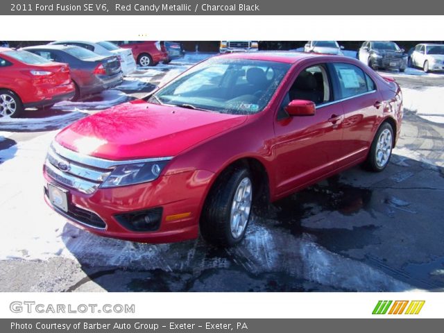 2011 Ford Fusion SE V6 in Red Candy Metallic