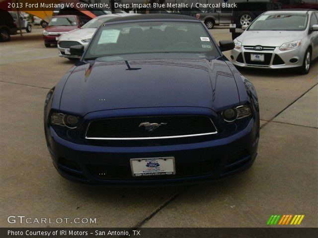 2013 Ford Mustang V6 Convertible in Deep Impact Blue Metallic