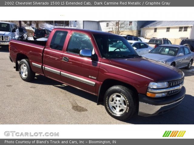 2002 Chevrolet Silverado 1500 LS Extended Cab in Dark Carmine Red Metallic