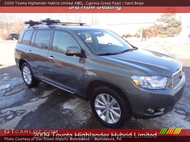 2009 Toyota Highlander Hybrid Limited 4WD in Cypress Green Pearl