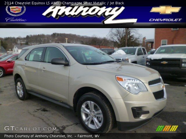 2014 Chevrolet Equinox LS AWD in Champagne Silver Metallic