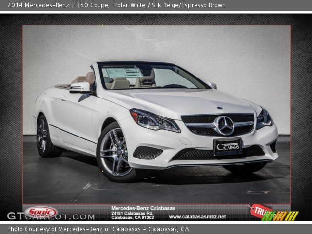 2014 Mercedes-Benz E 350 Coupe in Polar White