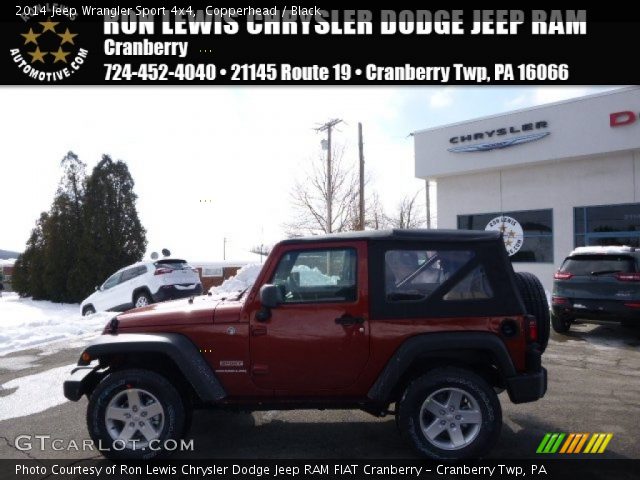 2014 Jeep Wrangler Sport 4x4 in Copperhead