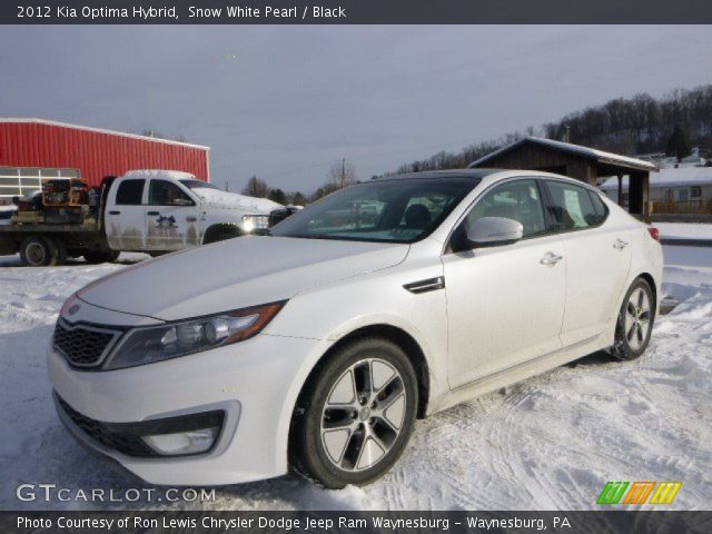 2012 Kia Optima Hybrid in Snow White Pearl
