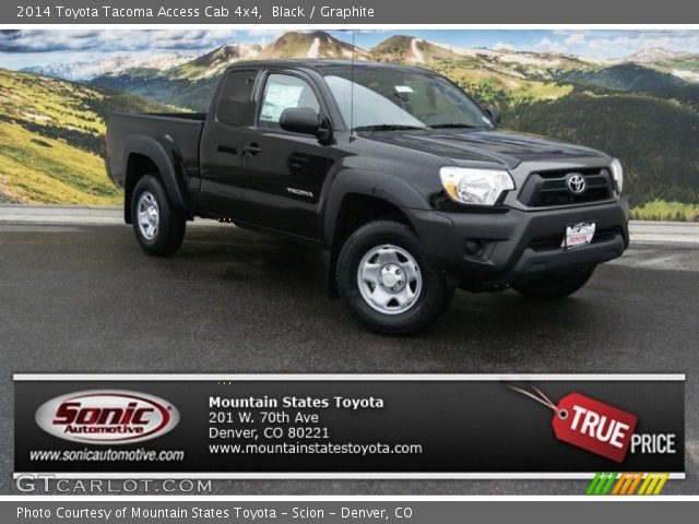 2014 Toyota Tacoma Access Cab 4x4 in Black