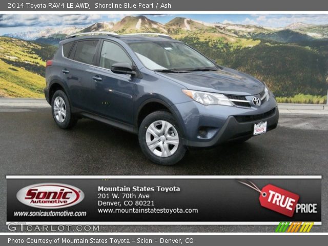 2014 Toyota RAV4 LE AWD in Shoreline Blue Pearl