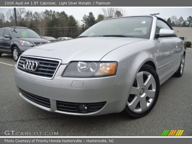 2006 Audi A4 1.8T Cabriolet in Light Silver Metallic