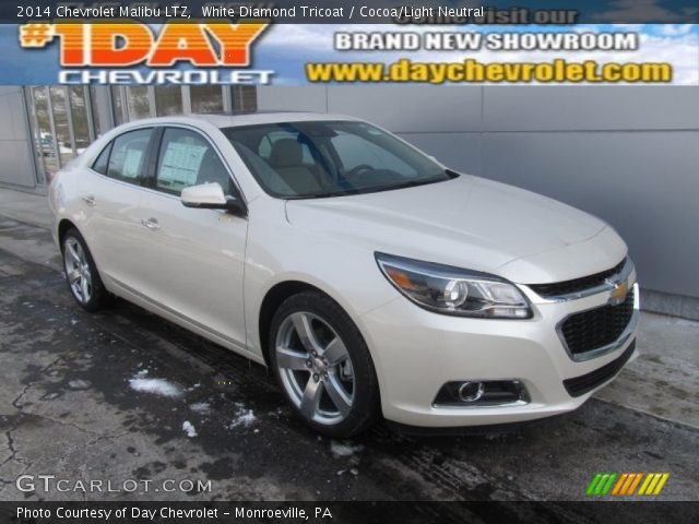 2014 Chevrolet Malibu LTZ in White Diamond Tricoat