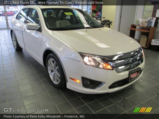 2011 Ford Fusion SEL in White Platinum Tri-Coat