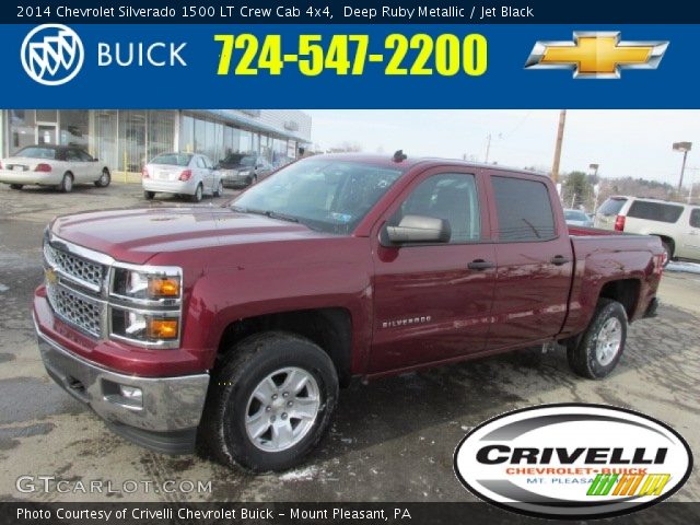 2014 Chevrolet Silverado 1500 LT Crew Cab 4x4 in Deep Ruby Metallic