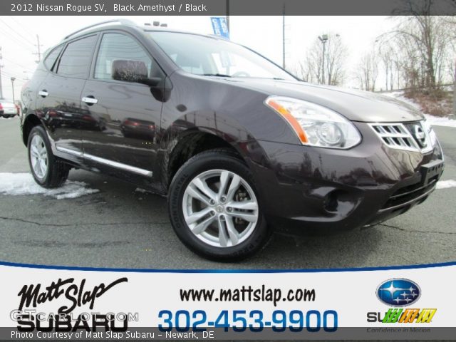 2012 Nissan Rogue SV in Black Amethyst