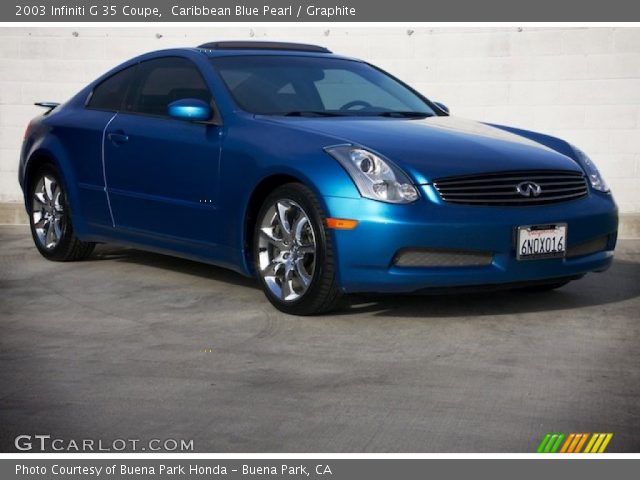 2003 Infiniti G 35 Coupe in Caribbean Blue Pearl