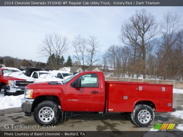 2014 Chevrolet Silverado 3500HD WT Regular Cab Utility Truck in Victory Red