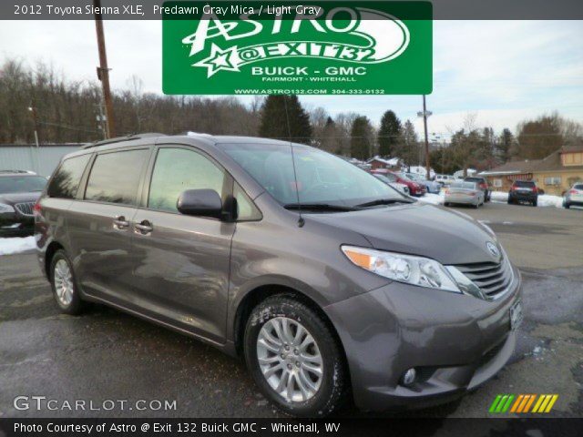 2012 Toyota Sienna XLE in Predawn Gray Mica