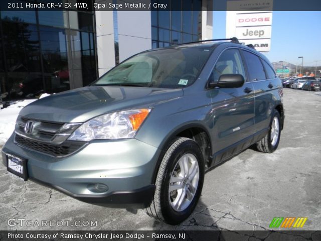 2011 Honda CR-V EX 4WD in Opal Sage Metallic