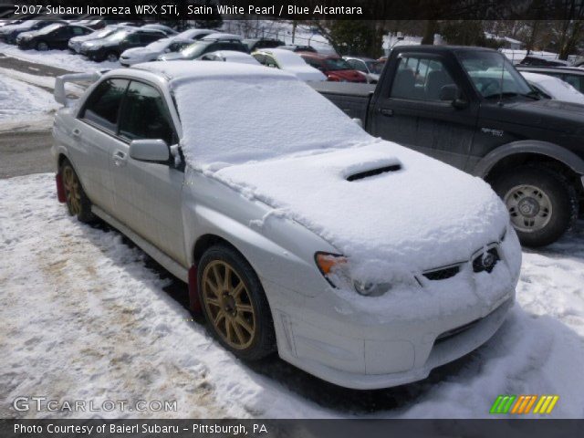 2007 Subaru Impreza WRX STi in Satin White Pearl