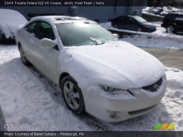 2004 Toyota Solara SLE V6 Coupe in Arctic Frost Pearl