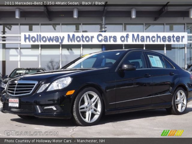 2011 Mercedes-Benz E 350 4Matic Sedan in Black